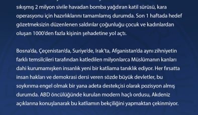 Fenerbahçe’nin taraftar grubu Genç Fenerbahçeliler, “İsrail terörüne ses çıkar!” başlıklı bir bildiri yayımladı.